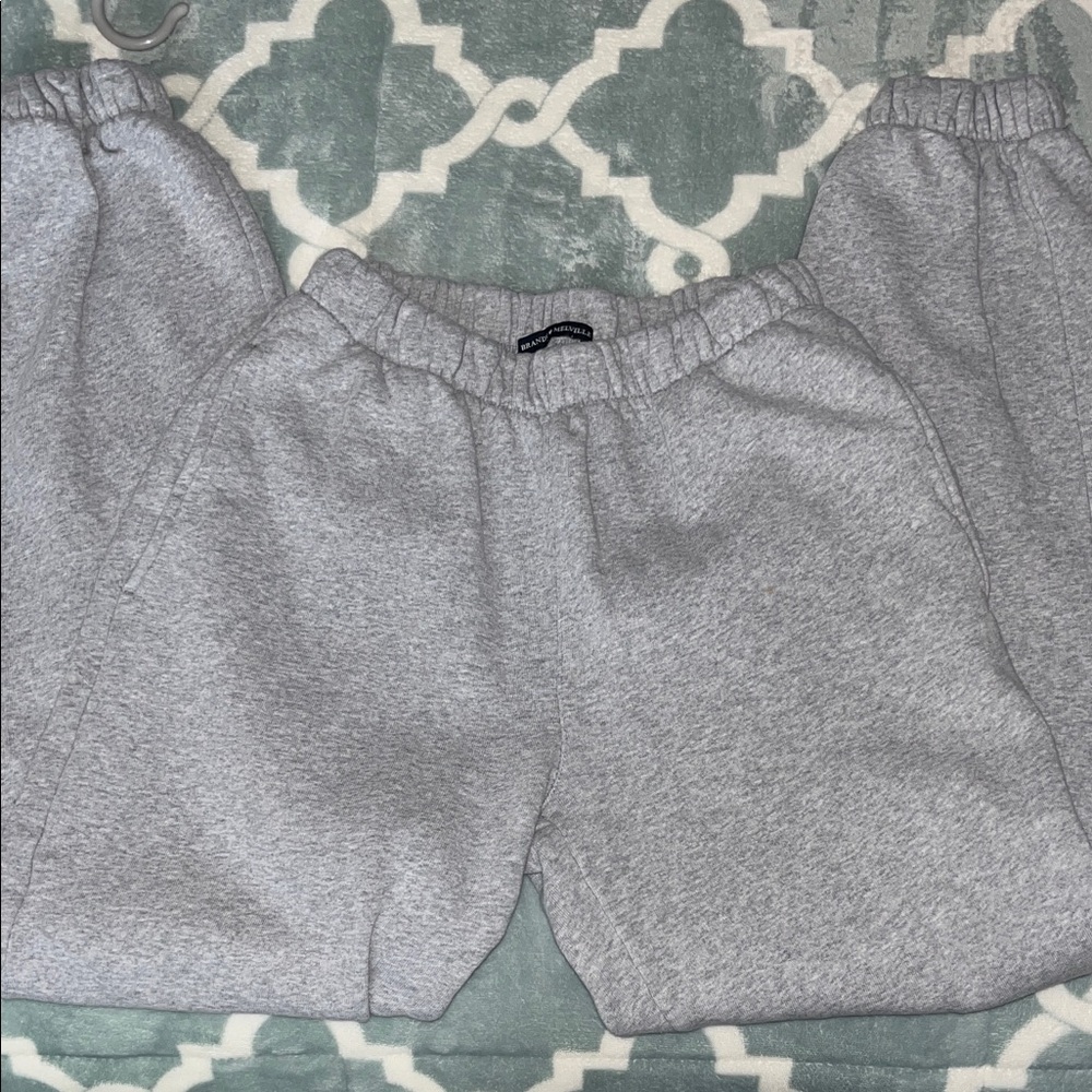Brandy Melville Light Gray Kids Joggers